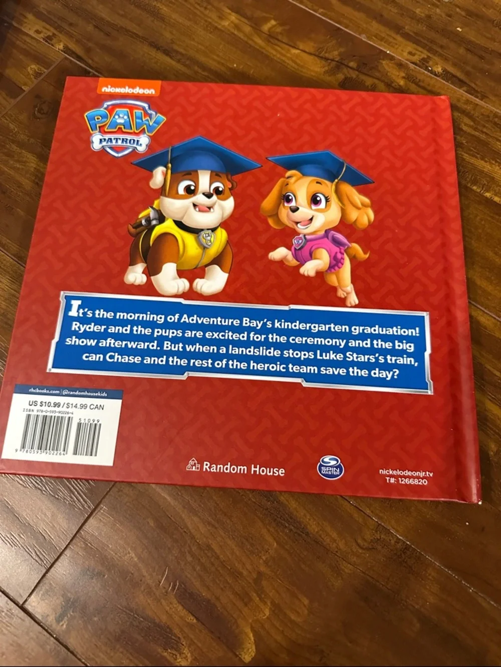 Paw Patrol Book Bundle 5 Minute Stories Graduation Day TY Everest + Rocky Figure